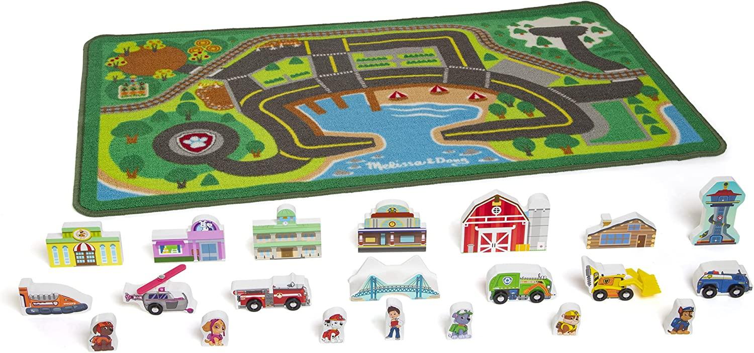 Melissa & Doug PAW Patrol Spielteppich – Abenteuerbucht (22 Teile) Bild 1