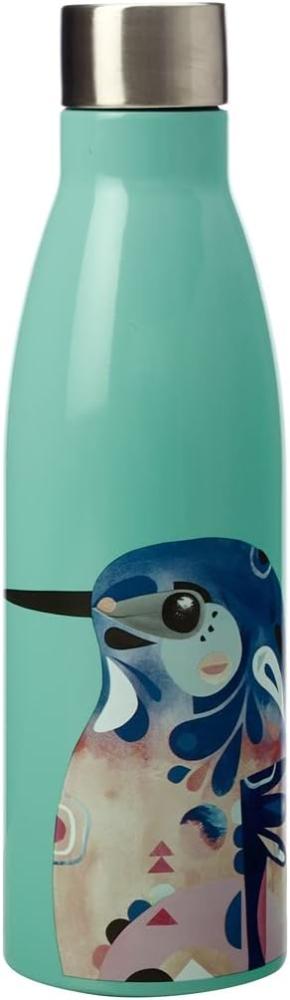 Maxwell & Williams Pete Cromer Trinkflasche, Wasserflasche, Azure Kingfisher, Edelstahl, Mehrfarbig, 500 ml, JR0001 Bild 1