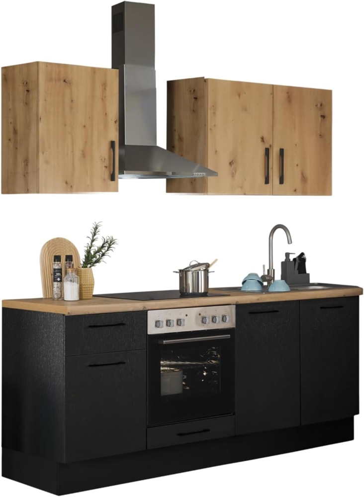 BASIC by Balculina Küchenzeile Turin, Breite 210 cm, wahlweise mit E-Geräten Bild 1