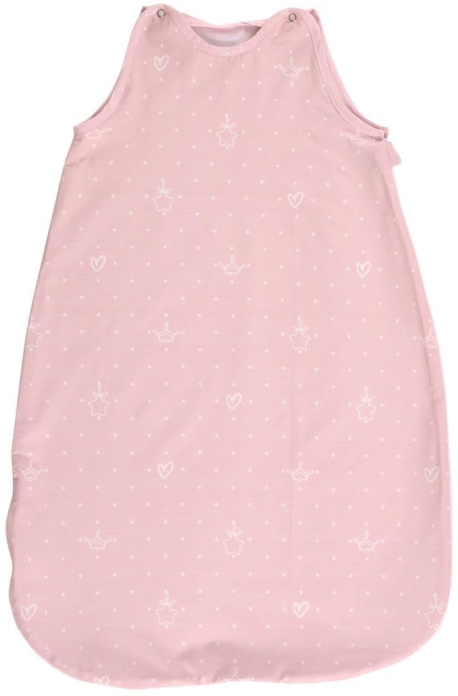 Lorelli Baby-Sommerschlafsack Summer, Länge 100 cm Breite 50 cm, 100% Baumwolle rosa Sterne Bild 1