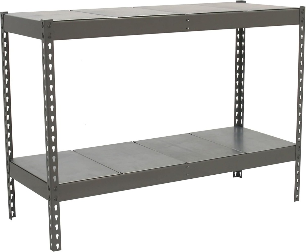SimonRack SimonTaller Metallregal, 400 kg, 900 x 1200 x 750 mm, 2 Regale, Lagerregal, Industriegal, Grau/verzinkt Bild 1