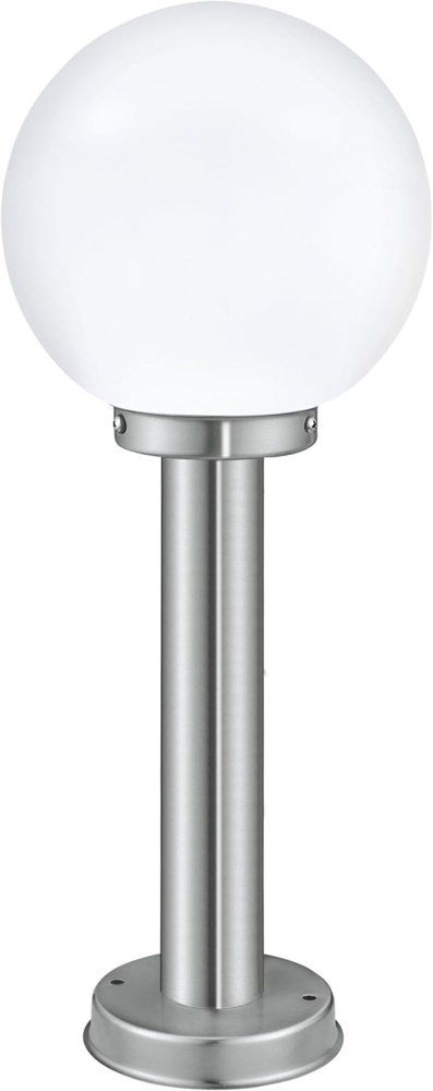 Eglo 30206 Sockelleuchte NISIA edelstahl, E27 max. 1X40W H:50cm Ø 20cm Bild 1