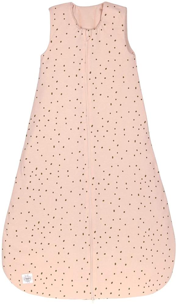 LÄSSIG Baby Ganzjahres Schlafsack ohne Ärmel Unisex/Sleeping Bag Interlock Dots Powder pink, Größe 50/56 0-2 Monate Bild 1