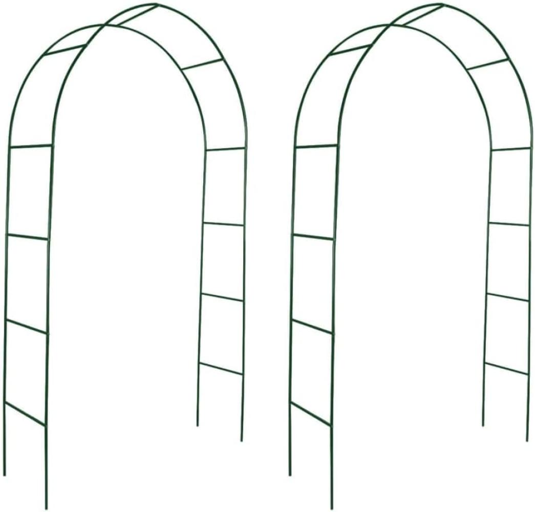 2x Garten Rosenbogen Torbogen Rankgitter Rosensäule 40776 Bild 1