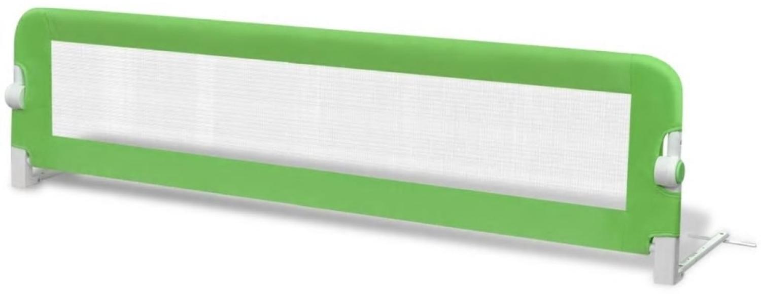 1st Safety Bettschutzgitter, Bettgitter Fallschutz beim Schlafen Klappbar passend für Kinder-Eltern-Bette (150x42 cm, Grün) Bild 1