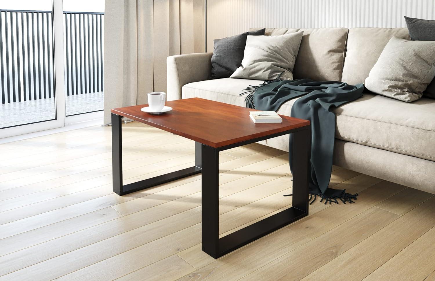 AKKE Außergewöhnlicher Couchtisch Beistelltisch für Wohnzimmer | Kaffee Tee Wohnzimmertisch Tisch | Coffee Table | Zimmer Schlafzimmer Möbel | Deko Modern Caravaggio 50 x 50 x 55 Bild 1