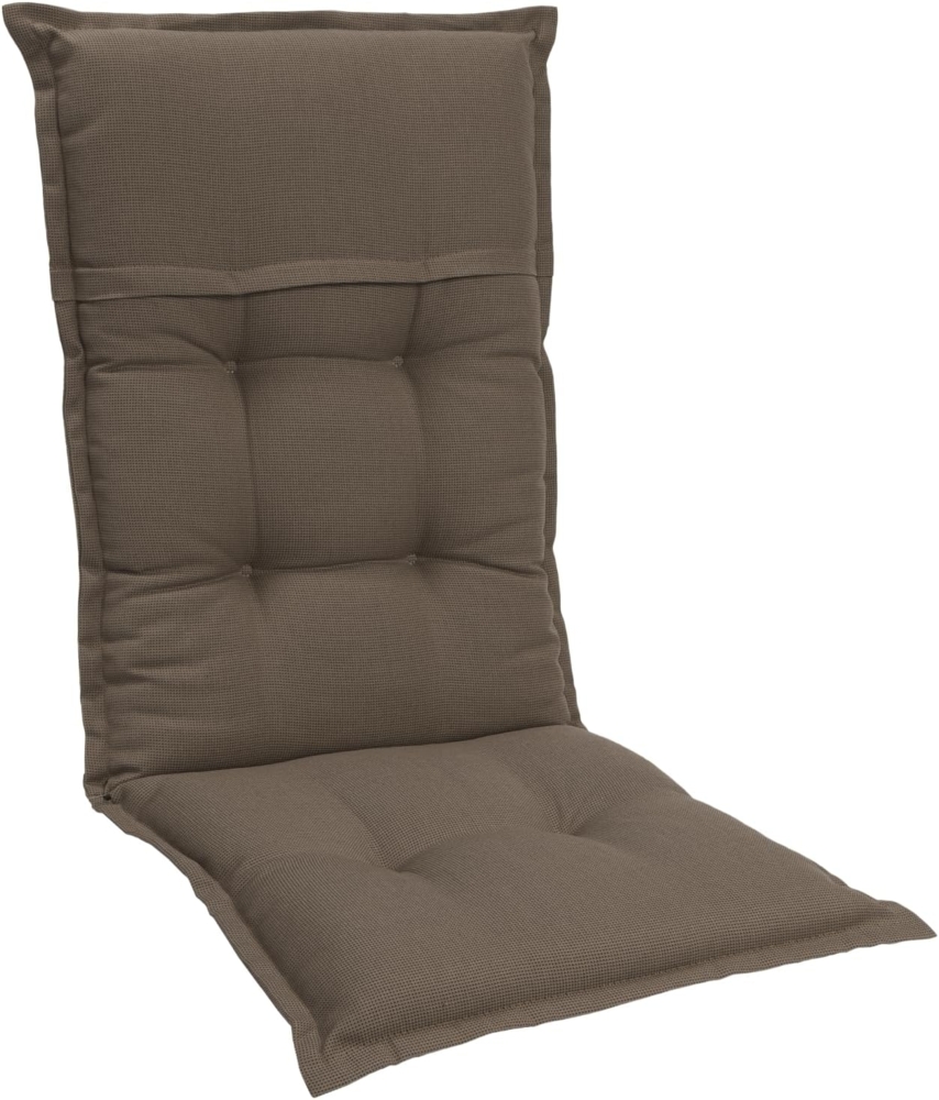 Prato Polsterauflage Sesselauflage Gartenstuhl PE 50 x 100 x 8 cm Rot / Weiß Bild 1