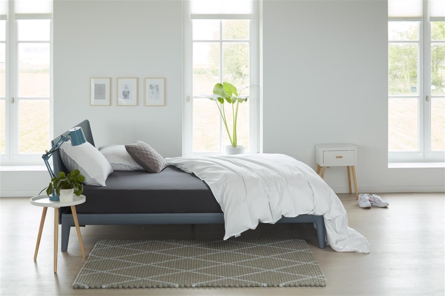 Beddinhouse Jersey, Baumwolle Spannbettlaken Jersey Td Anthracite 120X200/210/220 120x200 cm Pocket depth: 25 1 Topper-Spannbettlaken Anthrazit Bild 1