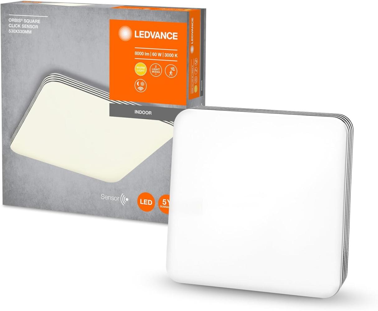 LEDVANCE ORBIS Square Click Sensor 60W 530 mm, white Bild 1