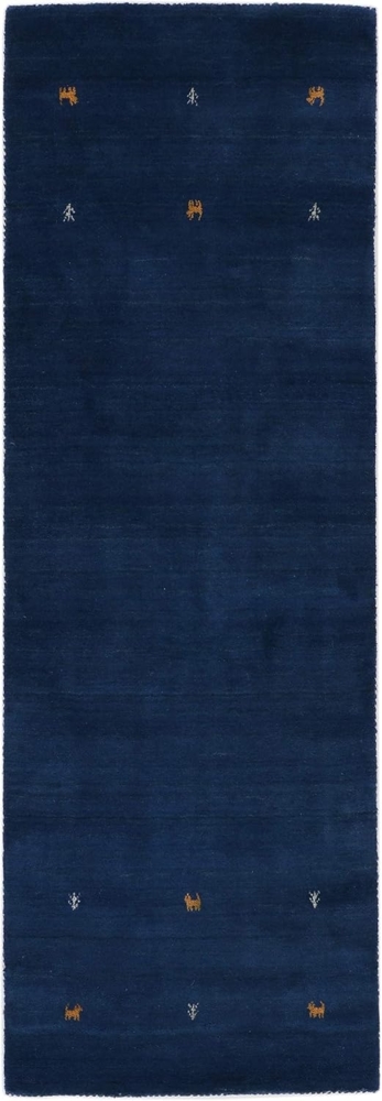 carpetfine Wollteppich Gabbeh Uni, rechteckig, Höhe: 15 mm, reine Wolle, handgewebt, Gabbeh Loom Tiermotiv, auch als Läufer Bild 1