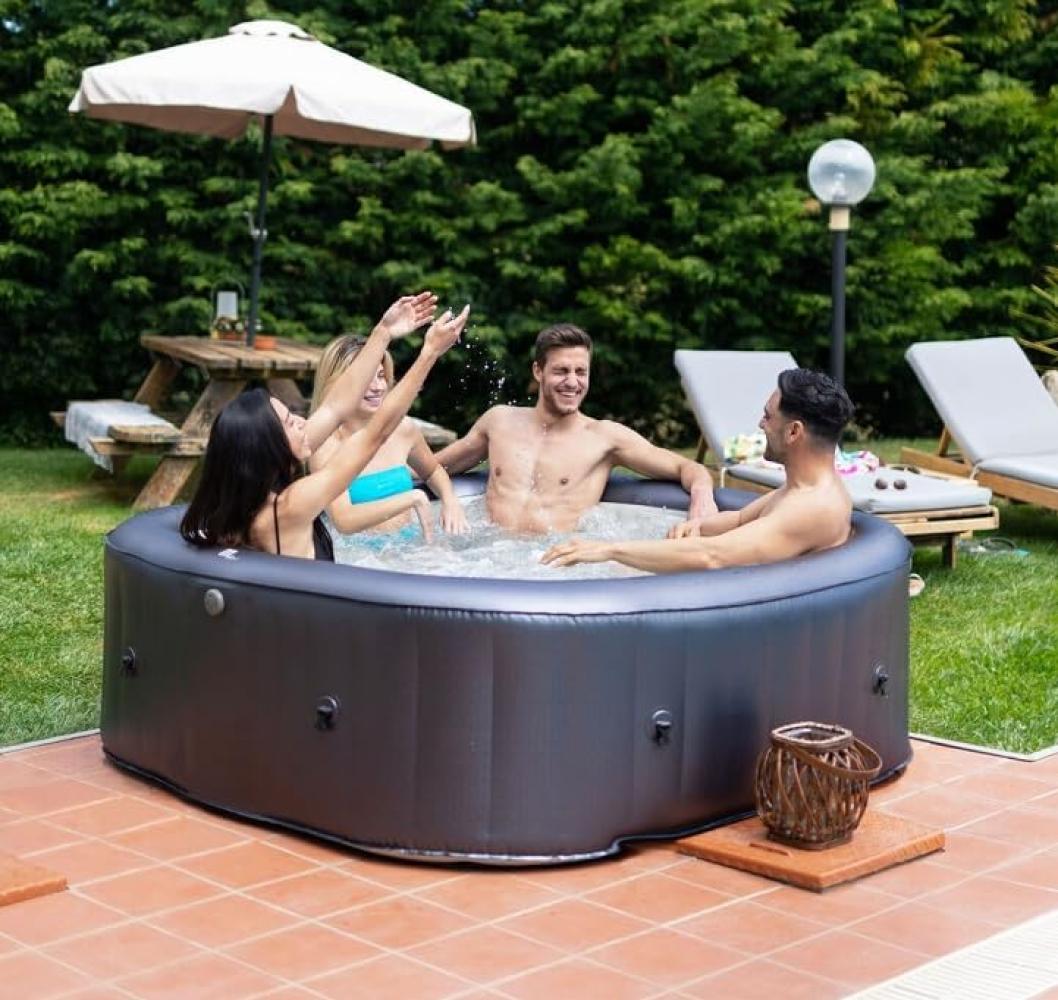 MSpa Whirlpool aufblasbar OTIUM Modell 2024 für 6 Personen XXL Outdoor Pool inkl. Hydrojets M-OT62W Bild 1