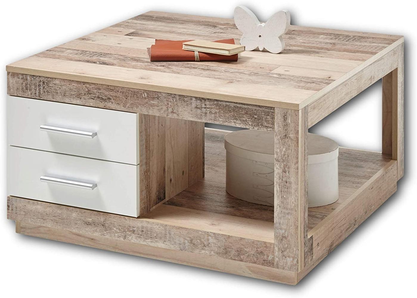 Couchtisch >Frasco< in Old Style - 80 x 46 x 80 cm (BxHxT) Bild 1