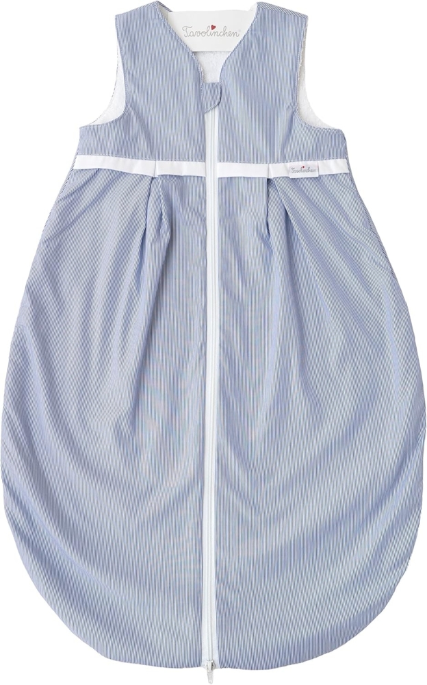Tavolinchen Babyschlafsack Frottierschlafsack "BoludaStreifen" mit Biese Kinderschlafsack Sommerschlafsack Bild 1