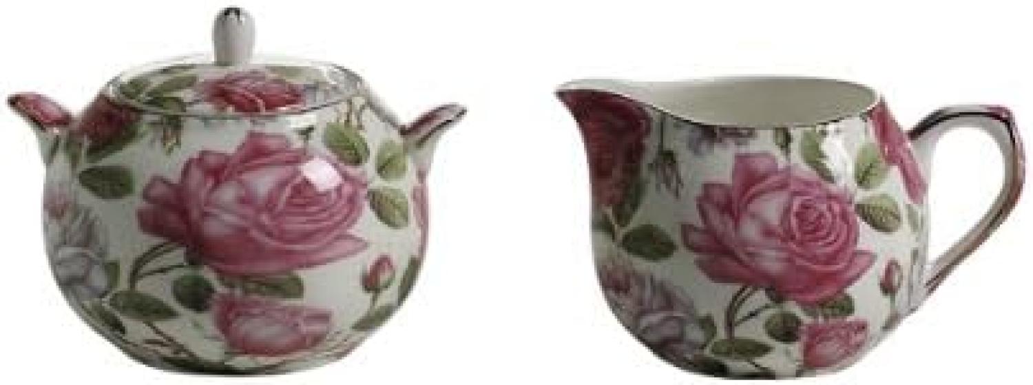 Milch & Zucker - Set TEEROSE / Royal old England / Milchkännchen / Zuckerdose Bild 1