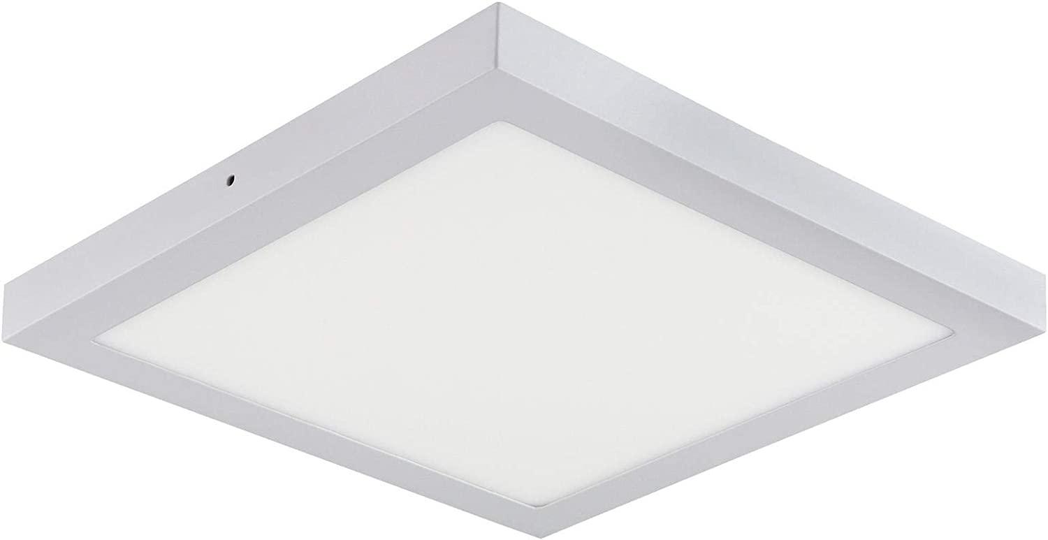 24W LED Deckenleuchte Warmweiß 1752 Lumen 300 x 300 mm Aufputz Lampe Eckig Decke Beleuchtung inkl. Trafo Bild 1