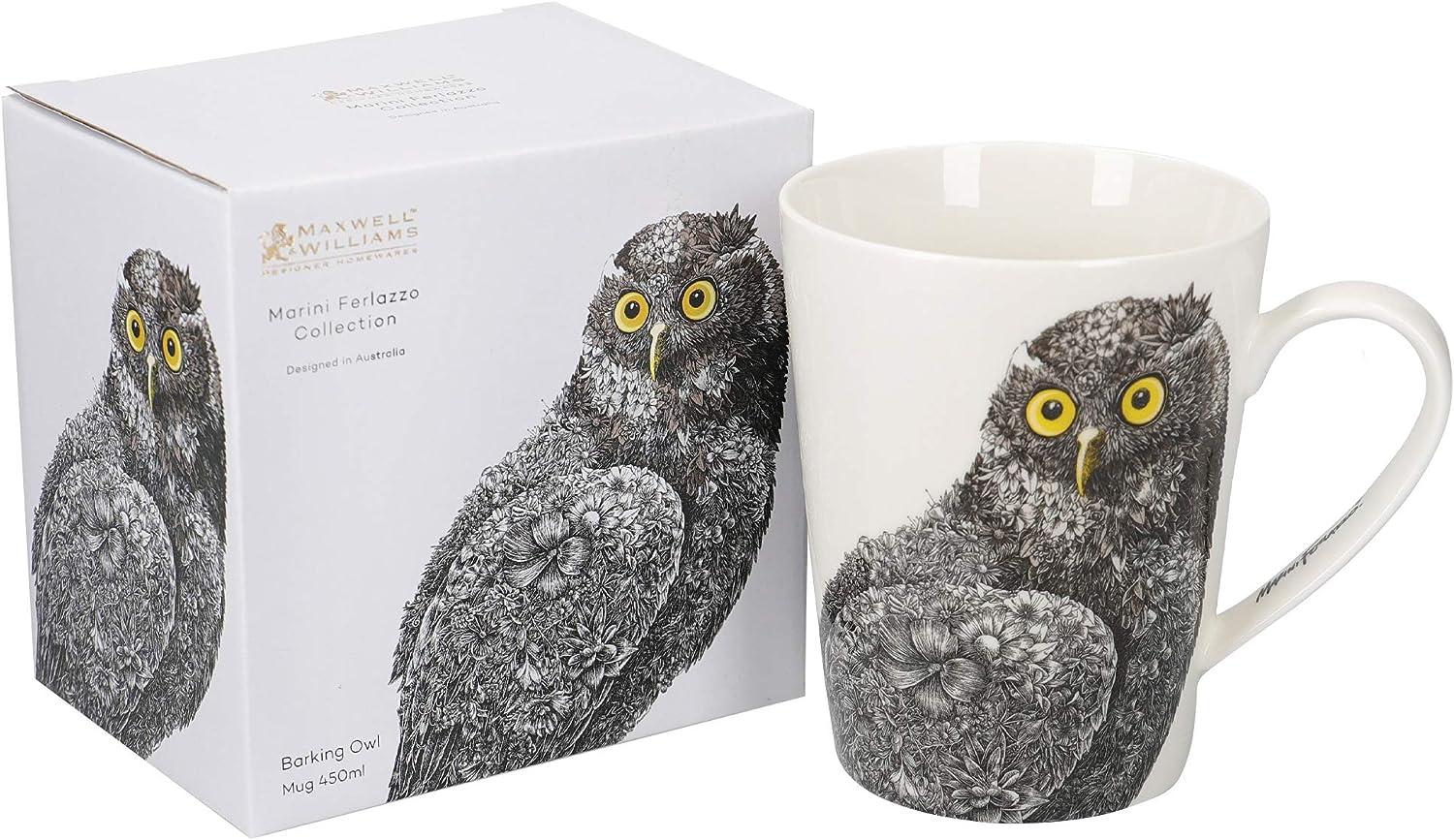 Maxwell & Williams DX0570 Becher 460 ml MARINI FERLAZZO Owl, Porzellan, in Geschenkbox Bild 1