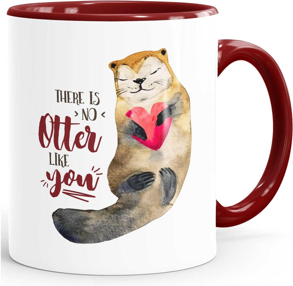 MoonWorks Tasse ''Kaffeetasse Geschenk Tasse There is no otter like you Liebe Spruch Love Quote lustig verliebt Freund Freundin MoonWorks'' Bild 1
