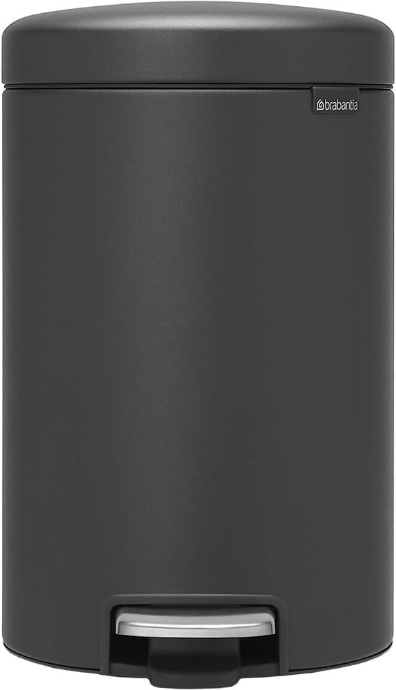 Brabantia 'NewIcon' Treteimer, Mineral Infinite Grau, 12 Liter Bild 1