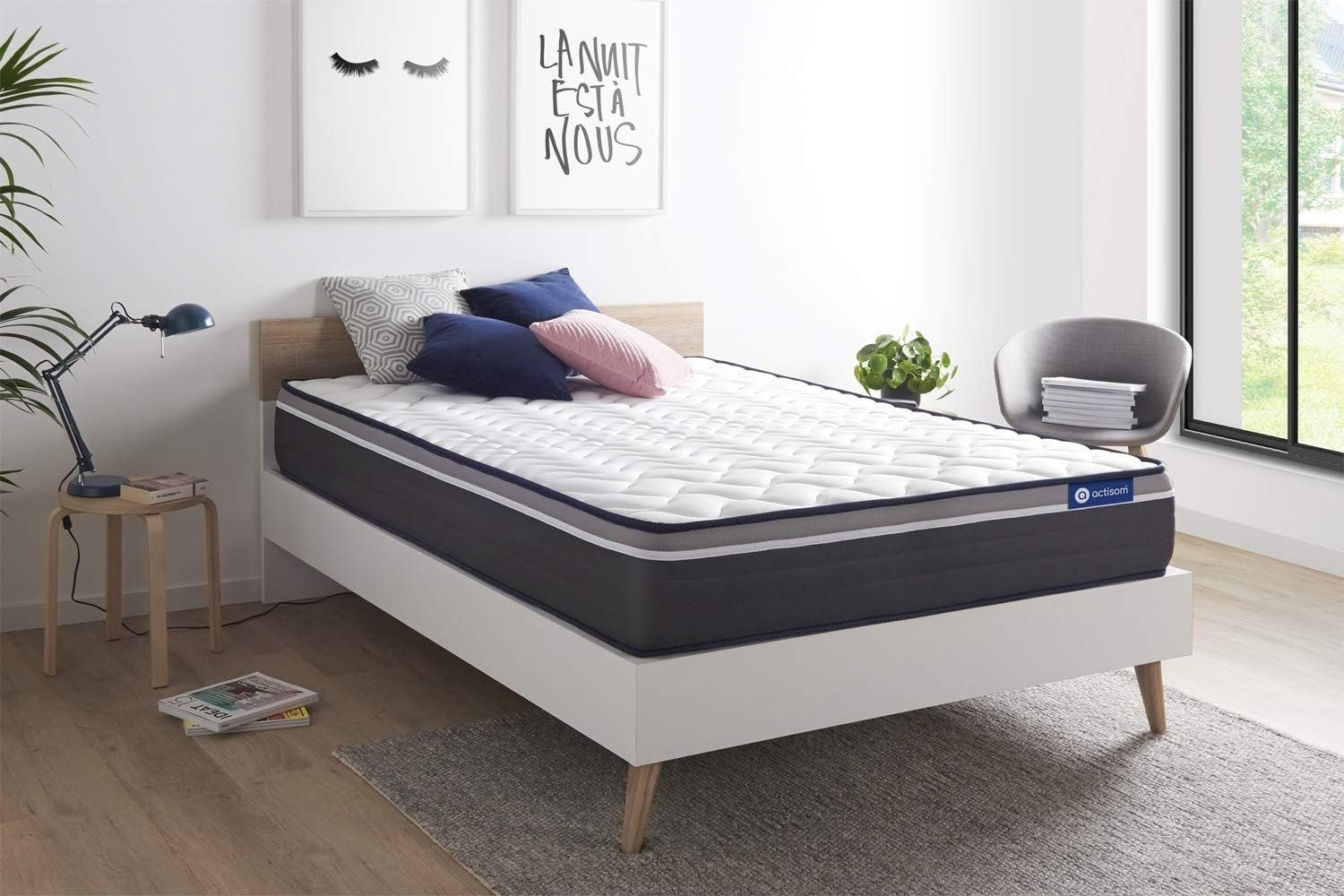 Actilatex plus matratze 160x200 cm, Latex und Memory-Schaum, Härtegrad 5, Höhe :26 cm, 7 Komfortzonen Bild 1