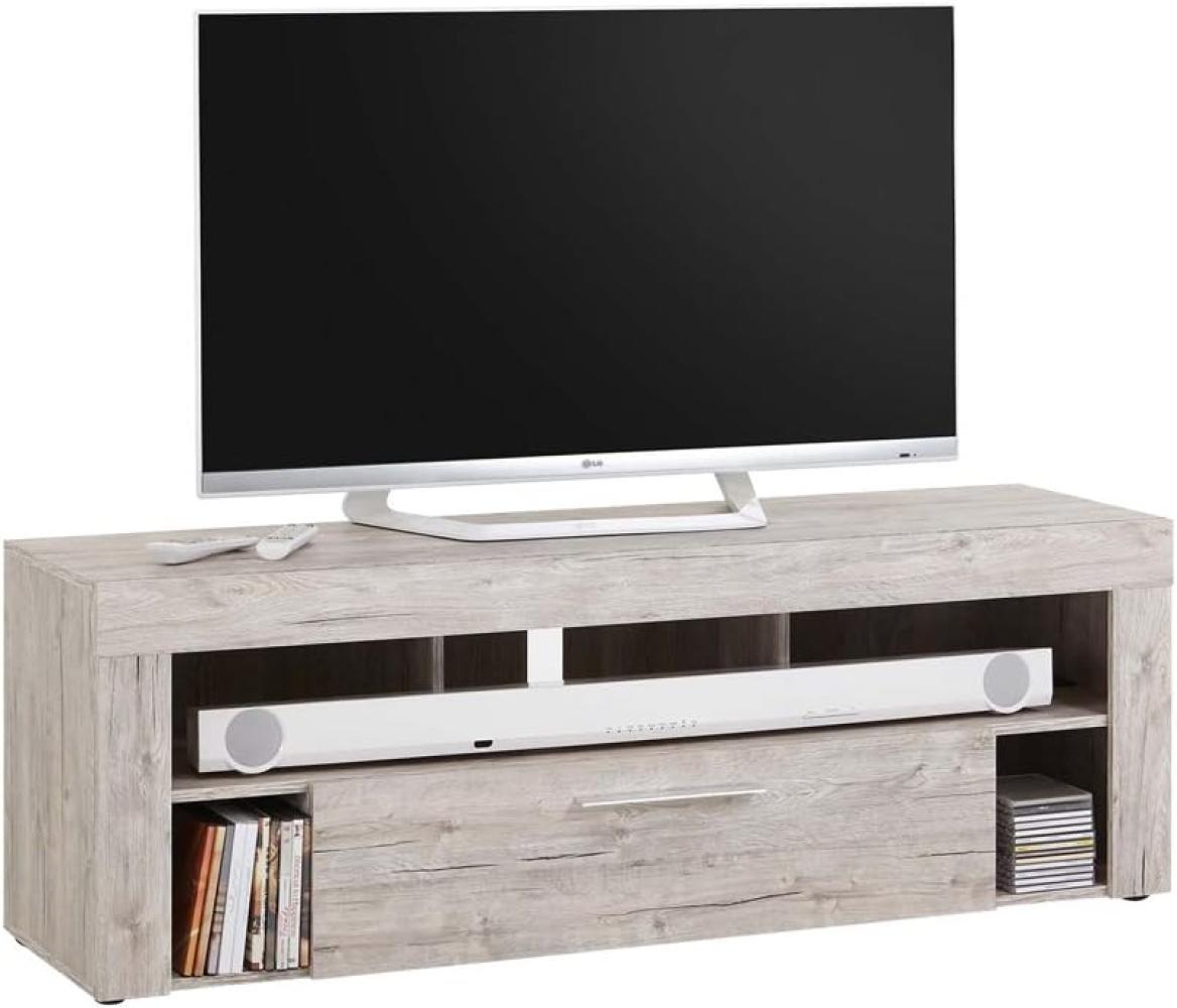 FMD Möbel - VIBIO 1 - TV/Hifi Lowboard - melaminharzbeschichtete Spanplatte - Sandeiche Nb - 150 x 53 x 41,4cm Bild 1