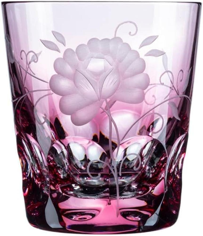 Becher Kristall Rose rosalin (9,5 cm) Bild 1