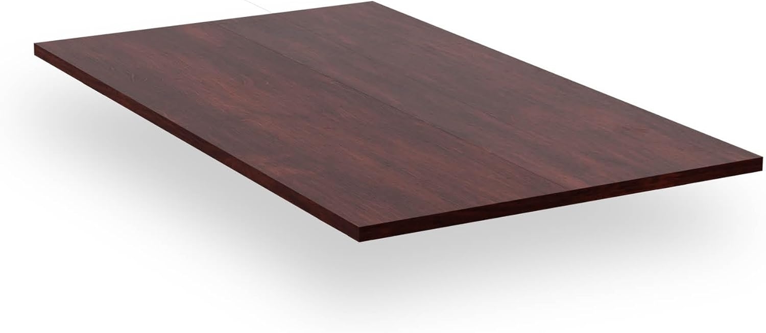 Blumfeldt Bearsdon Tischplatte 140x80 - Langlebiges Holz, Kratzfest & Hitzebeständig, Ideal für Esszimmer - Modernes Teakholz-Finish, Perfekt für Industrielle & Minimalistische Räume Bild 1