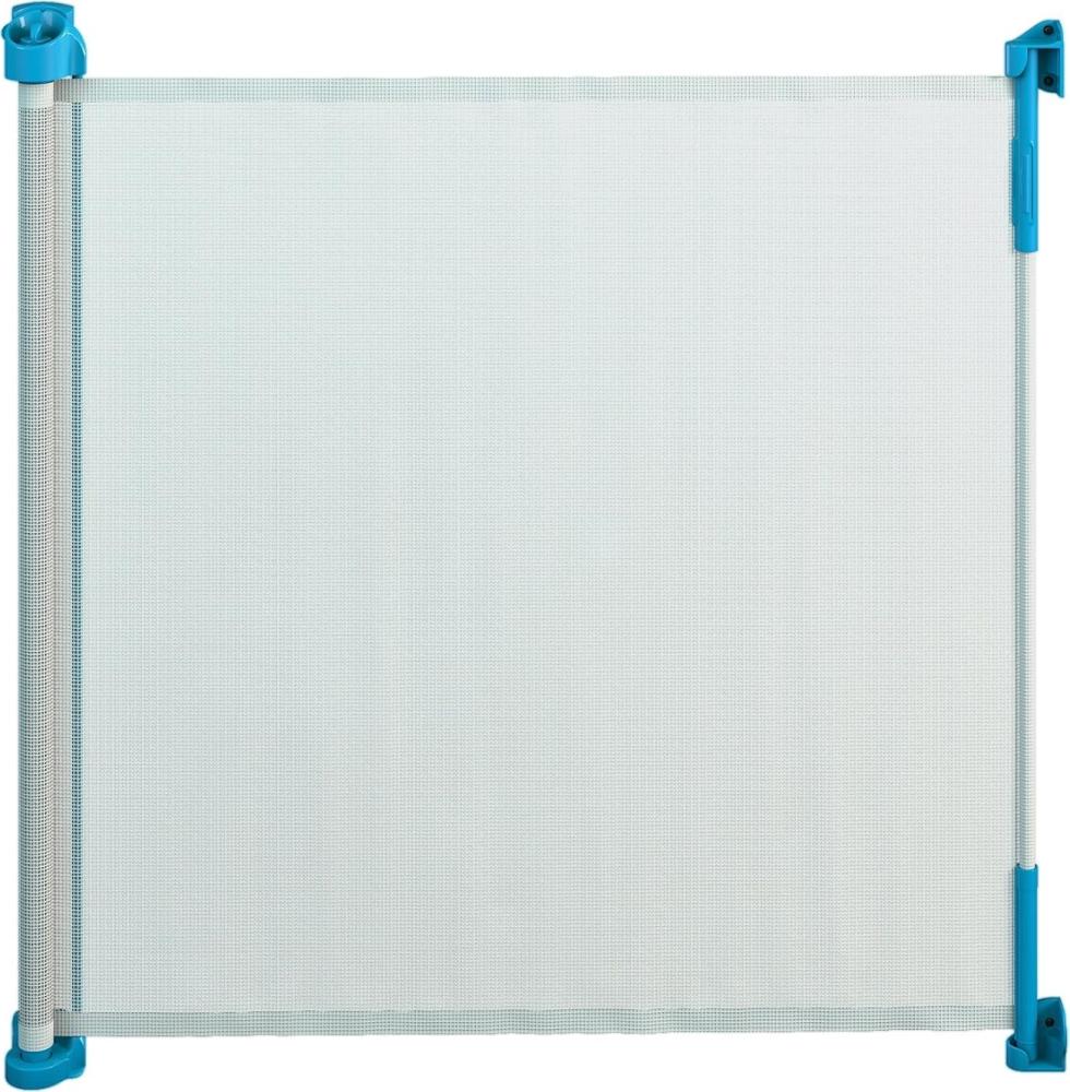 Gaterol Active Lite Blau – Ausziehbares Treppenschutzgitter und Türschutzgitter Rollo bis 140 cm Bild 1