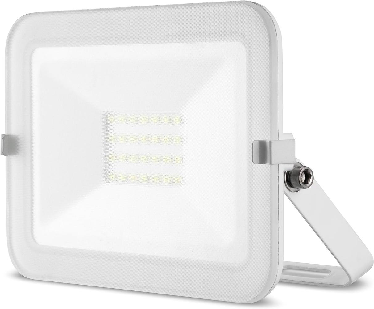 REV MIRANO LED Strahler außen IP65, LED Lampe 20W, 1800lm, 6500K, weiss Bild 1