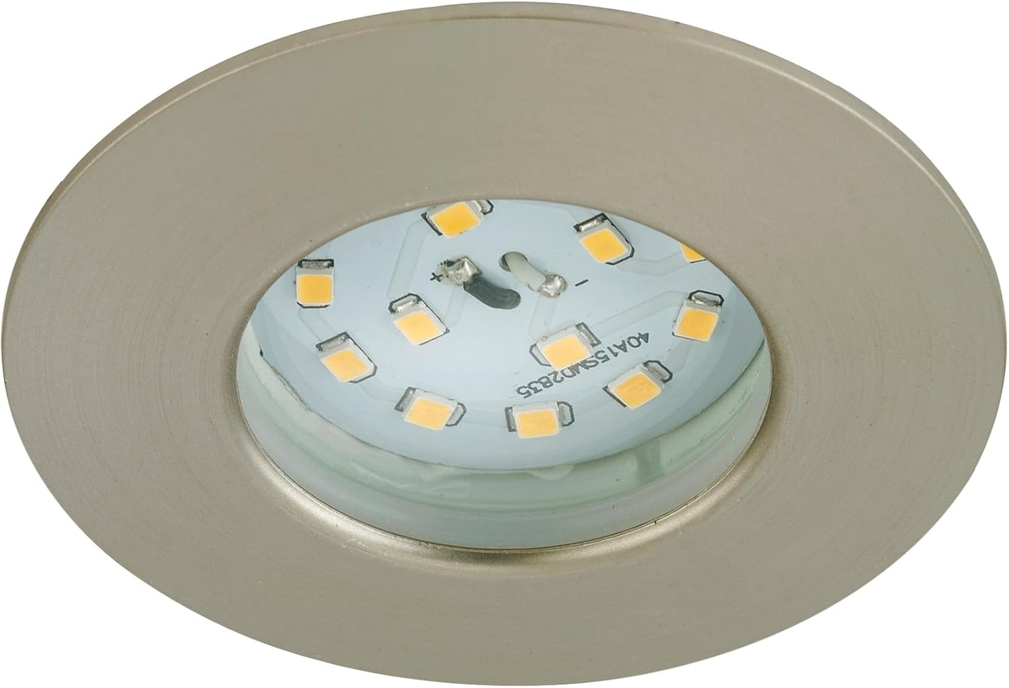 Briloner Leuchten 7204-012 LED Einbauleuchte, Einbaustrahler, LED Strahler, Spots, Deckenstrahler, Lampen Wohnzimmer, led einbaustrahler 230v, Deckeneinbauleuchten, 5 Watt, 400 Lumen, energiesparend Bild 1