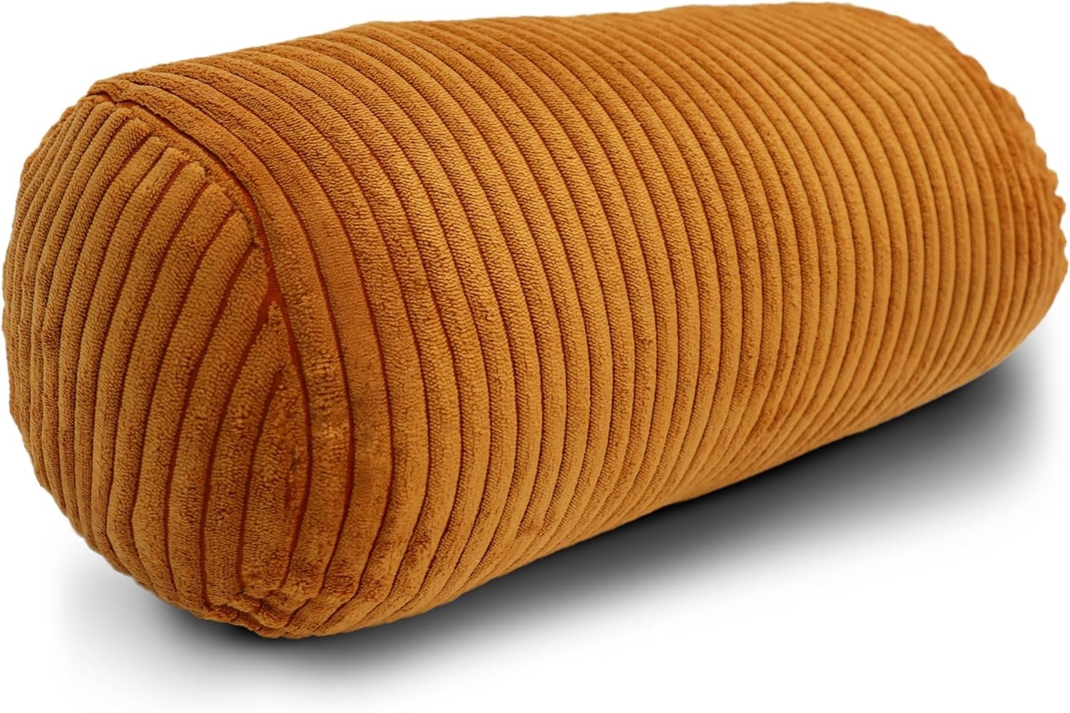 Amilian Nackenrolle mit Bezug 15 x 40 cm - Kissenrolle - mit Nackenrollenbezug - Bettrolle, Kopfstütze, Nackenstütze mit Bezug, ideal als Dekokissen, Sofakissen, Kissen, Kissenrolle, Lagerungskissen, Schlafkissen und für Reisen Bild 1