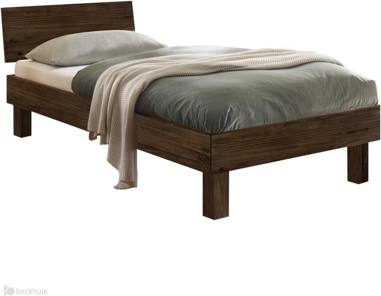 Hasena Trento Forti Massivholzbett 90x200 Nussbaum, geölt 20 Bild 1