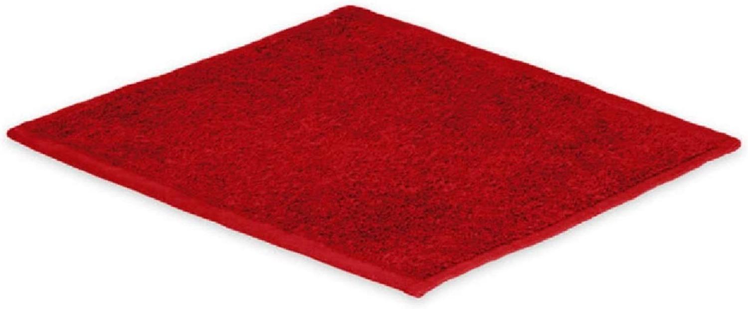 Seiftuch Frottier 500 g/m² 30 x 30 cm Rot Bild 1