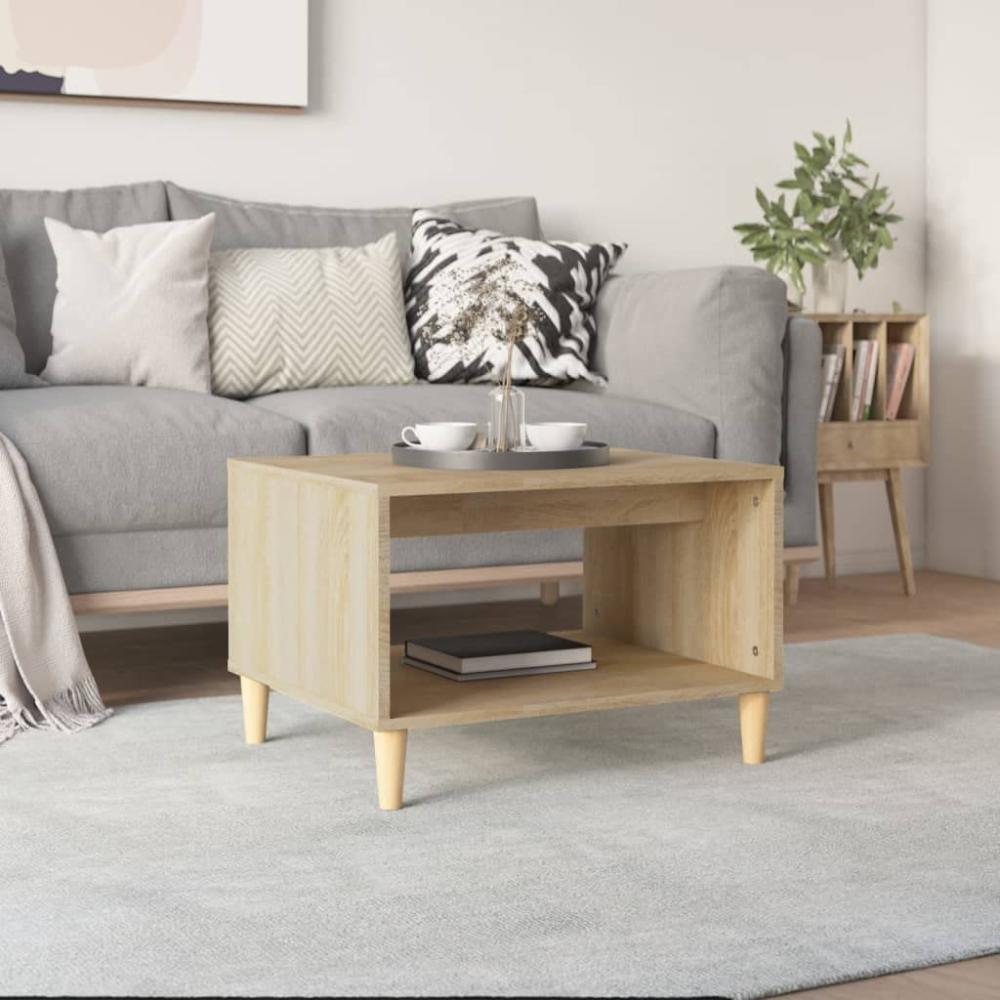 Couchtisch Sonoma-Eiche 60 x 40 x 50 cm Holzwerkstoff Bild 1