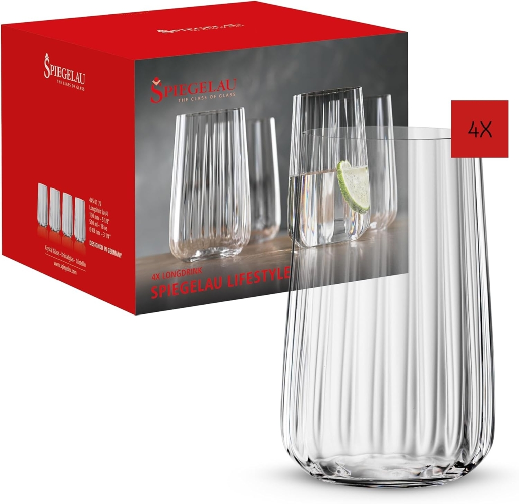 SPIEGELAU Longdrinkglas LifeStyle510 4er Bild 1