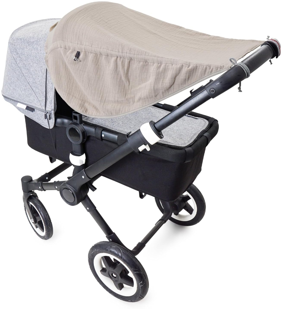 Liebes von priebes Kinderwagen-Sonnenschutzhülle JOHANNA Sonnensegel, Sonnenschutz, UV-Schutz 50+, Sonnendach, Liebes Bild 1