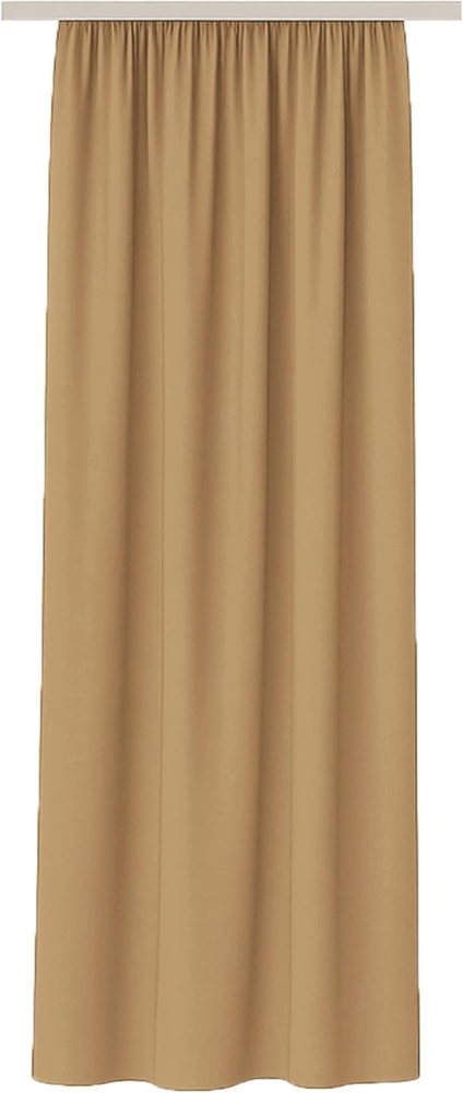 Bestlivings Vorhang "Ellen" mit Universalband (1 St), Kräuselband, blickdicht, Mikrofaser satinähnlich, einfarbig, waschbar bei 30°C, meist bügelfrei Bild 1