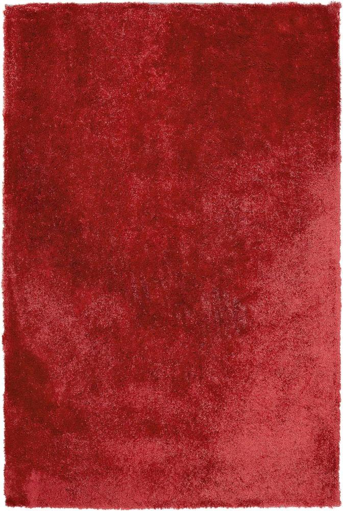 Teppich rot 200 x 300 cm Shaggy EVREN Bild 1