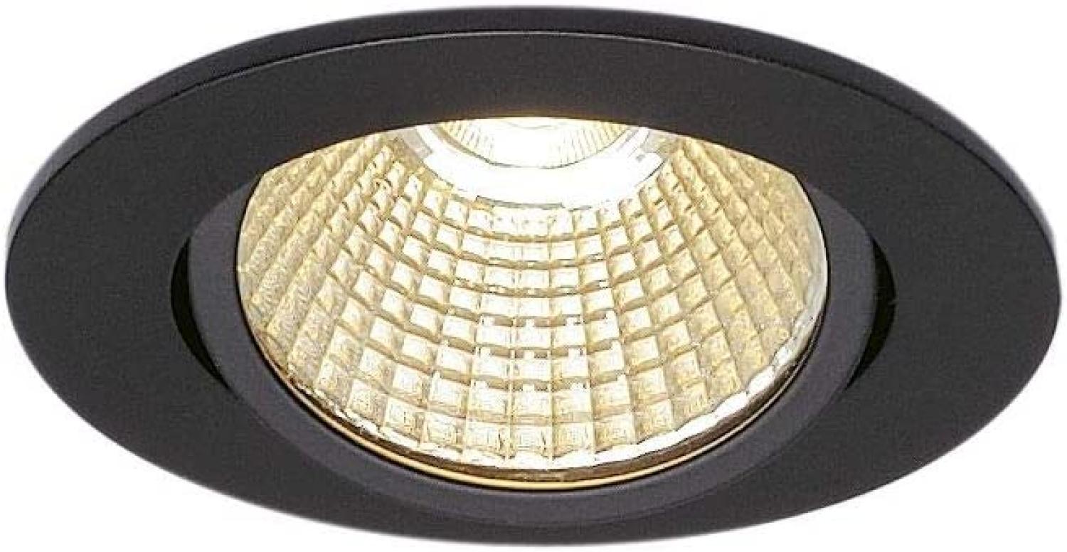 SLV No. 114380 NEW TRIA 68 LED DL ROUND Set mattschwarz 38° 3000K inkl. Treiber Bild 1