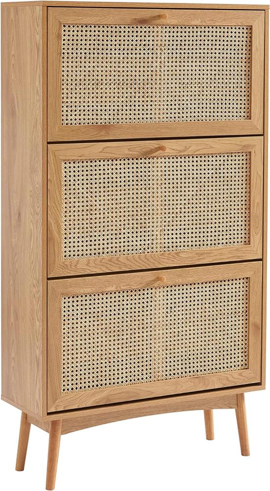 BAÏTA INES Schuhschrank, buchenholz, 80 cm Bild 1