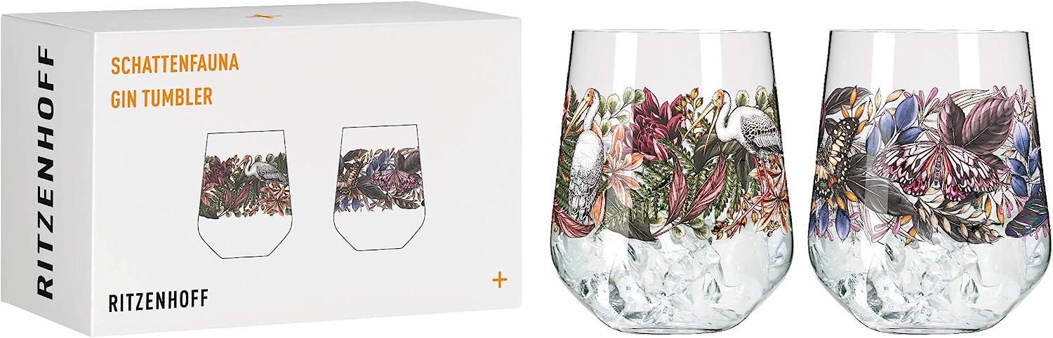 Ritzenhoff 3701001 Gin Tumbler 2er-Set 001 SCHATTENFAUNA Maggie Enterrios 2021 Bild 1