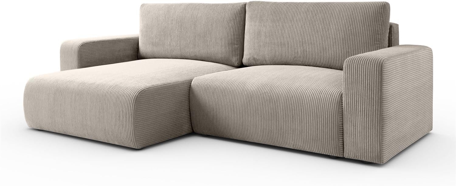 Lookway Ecksofa OPERA L-Form Couch, mit Bettfunktion und Bettkasten Bild 1