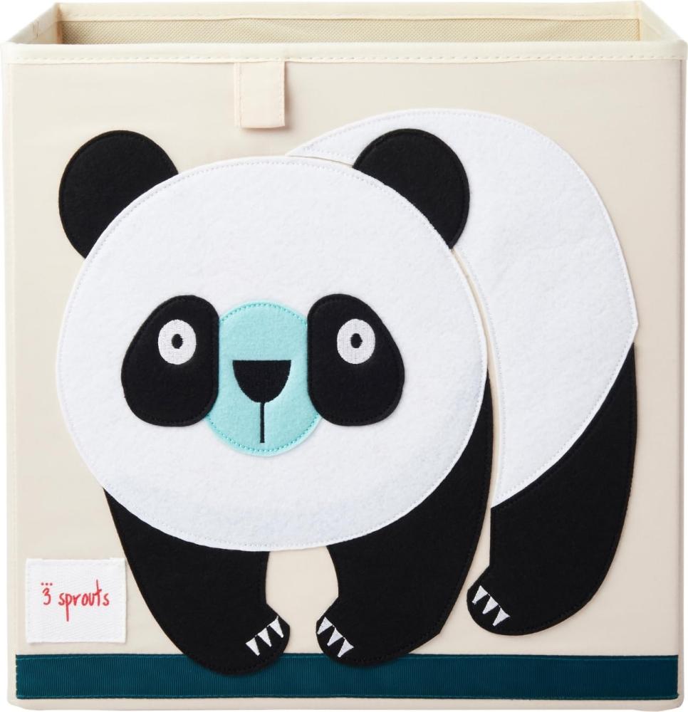 3 Sprouts Aufbewahrungsbox Panda, beige Bild 1