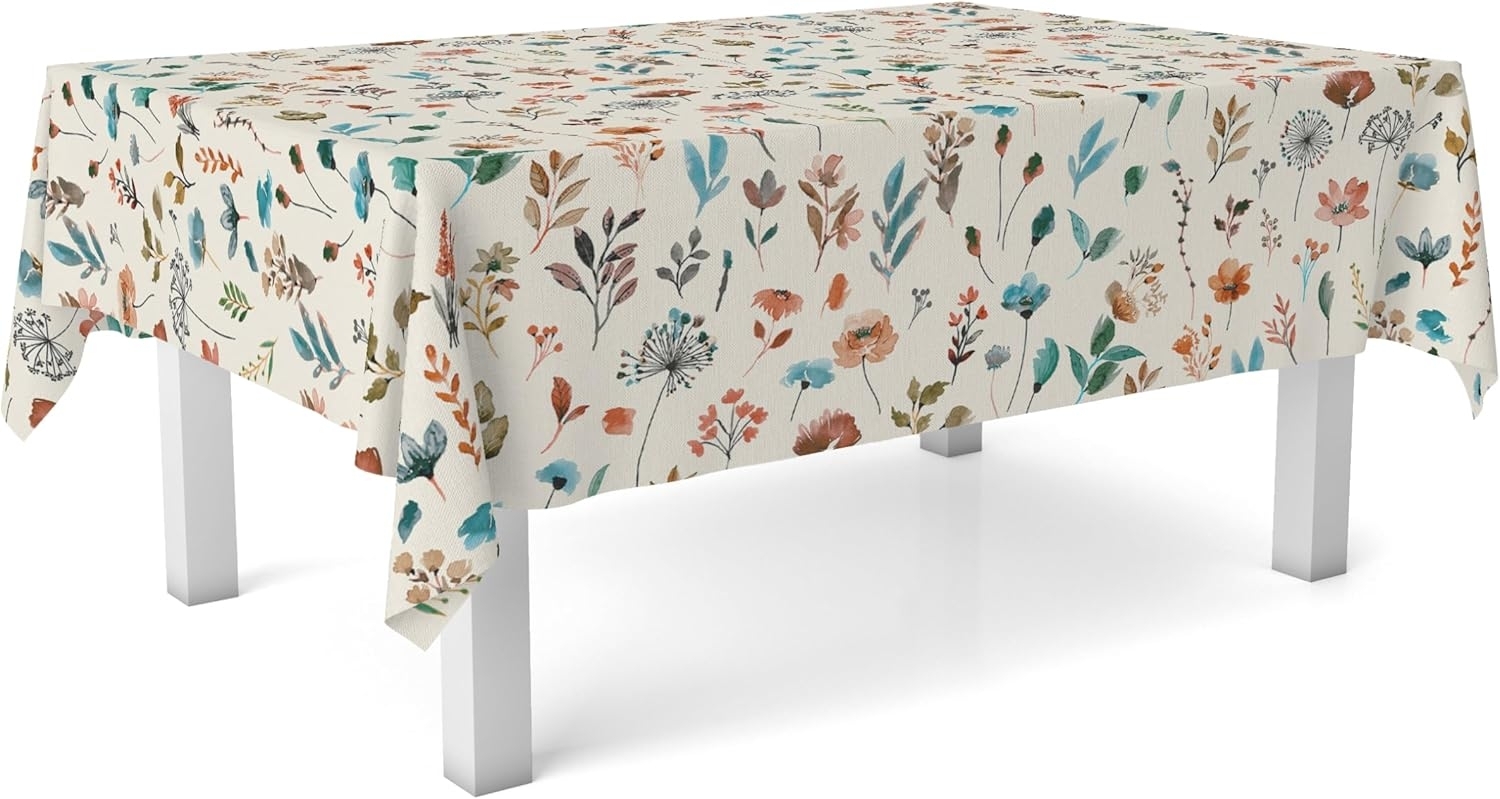 Martina Home Tischdecke, Wachstuch, Garten, Beige, 220x140 cm Bild 1