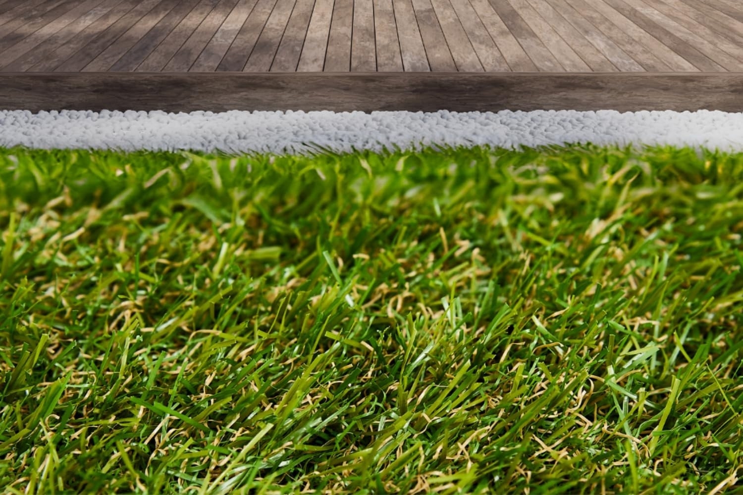 andiamo Kunstrasen Samos - Rasenteppich Outdoor - Outdoorteppich wetterfest für Balkon oder Terasse - Kunstrasenteppich Balkon Bodenbelag - Grün 200x600 cm Bild 1