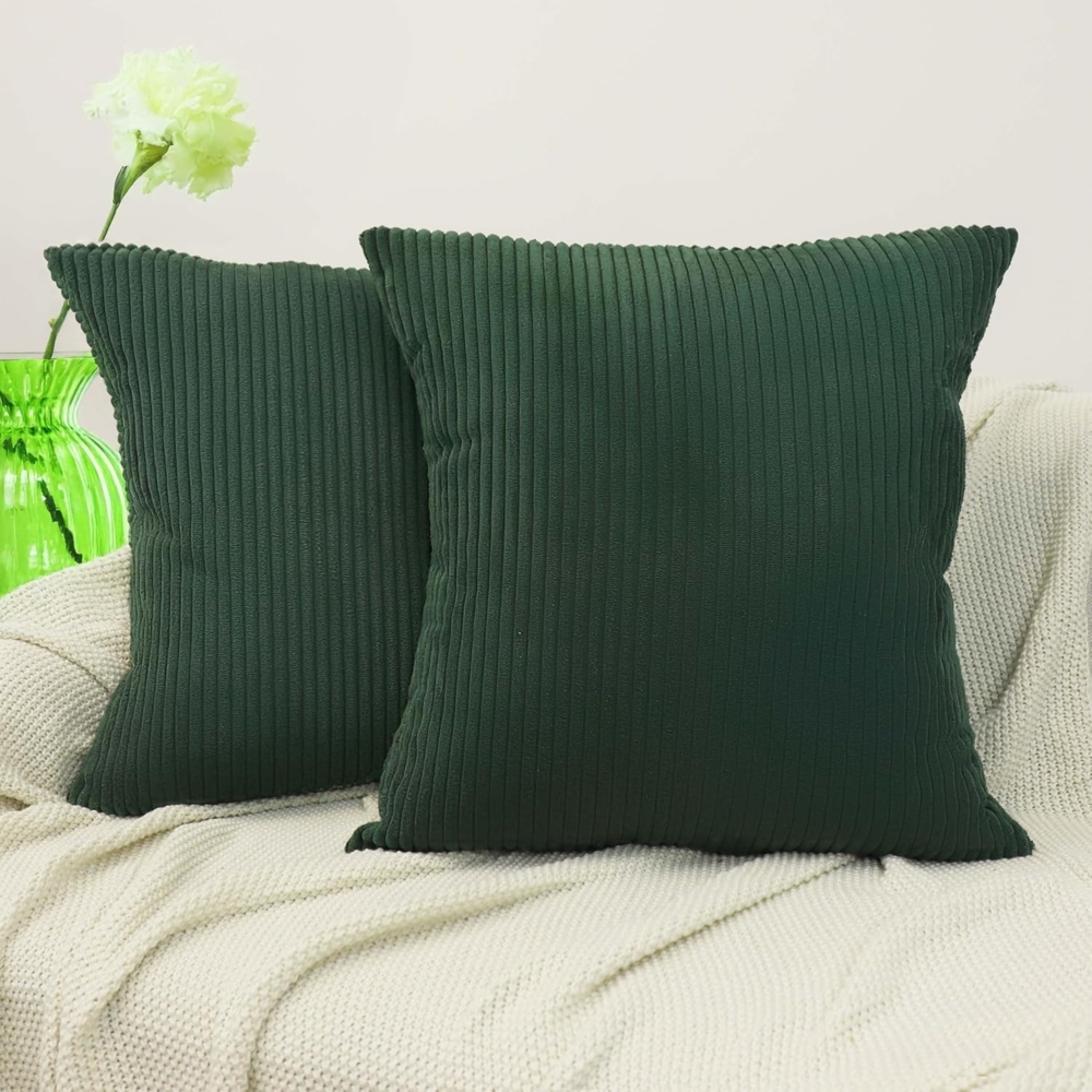 Amilian Kissenbezüge - 2er Set Kissenbezug - Kissenhüllen - Zierkissenbezüge, (2 Stück), 40x40 cm, Kissenhülle für Sofakissen, Dekokissen, Kissen, Zierkissen. Bild 1