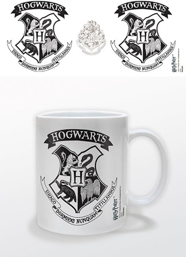 empireposter Harry Potter Hogwarts Crest Black Größe (cm), ca. Ø8,5 H9,5cm Beschreibung: Keramik Tasse Bild 1