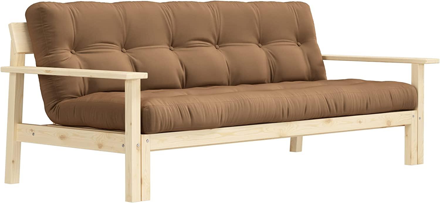 Schlafsofa UNWIND - Matratze Mocca / Gestell Natur - Karup Design Bild 1