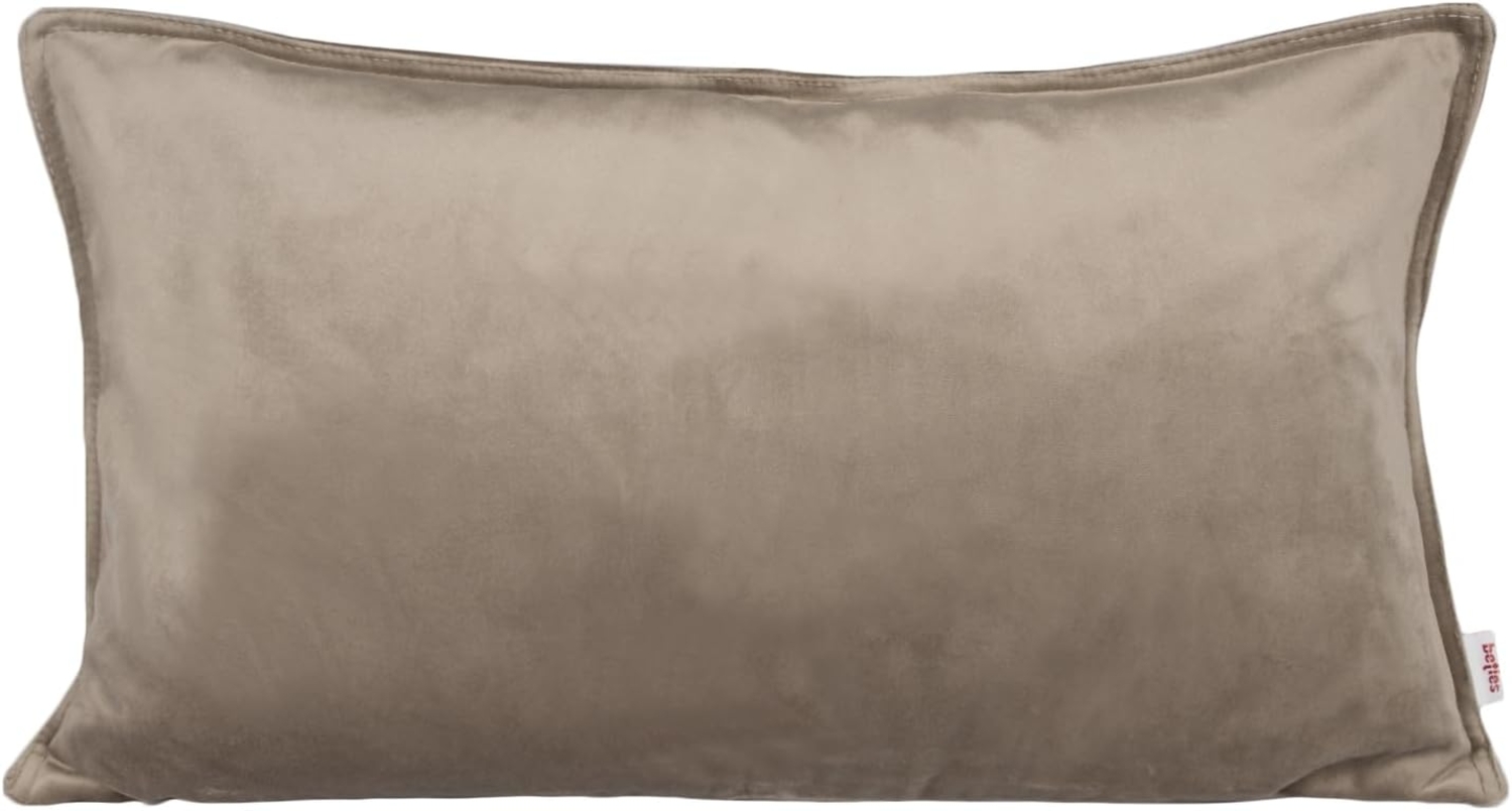 Kissenhülle ca. 30x50 cm taupe beties "Samt&Sonders" Bild 1