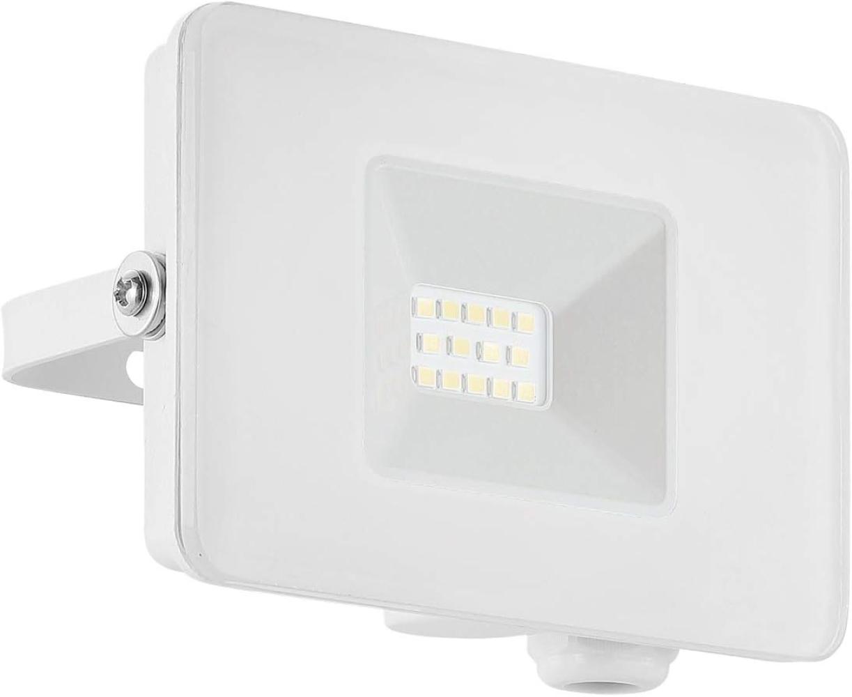 Eglo 33152 LED Outdoor Wandleuchte FAEDO 3 weiß klar L:11cm H:8cm T:3cm IP65 Bild 1