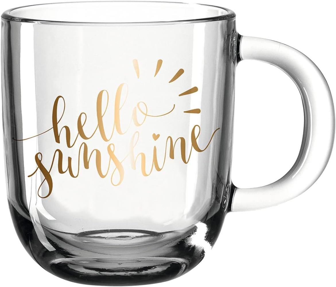 Leonardo Tasse Emozione hello sunshine, Glastasse, Becher, Kalk-Natron Glas, mehrfarbig, 400 ml, 046413 Bild 1